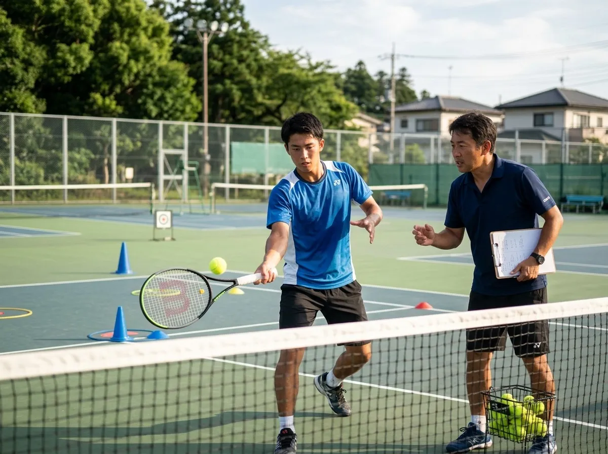 テニス 上達 方法 最短で伸びる練習とは?