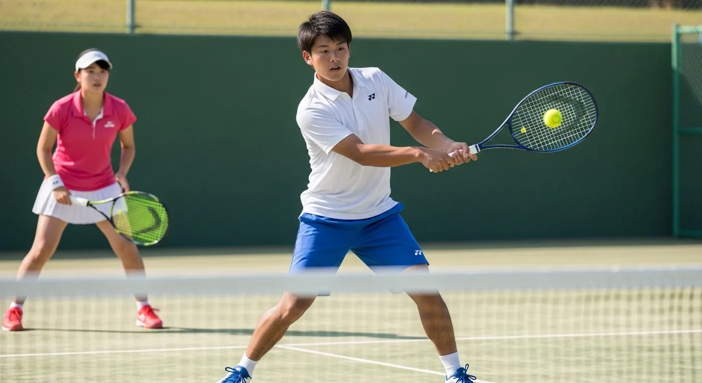 テニス 打った後止まる原因とは?動き改善法