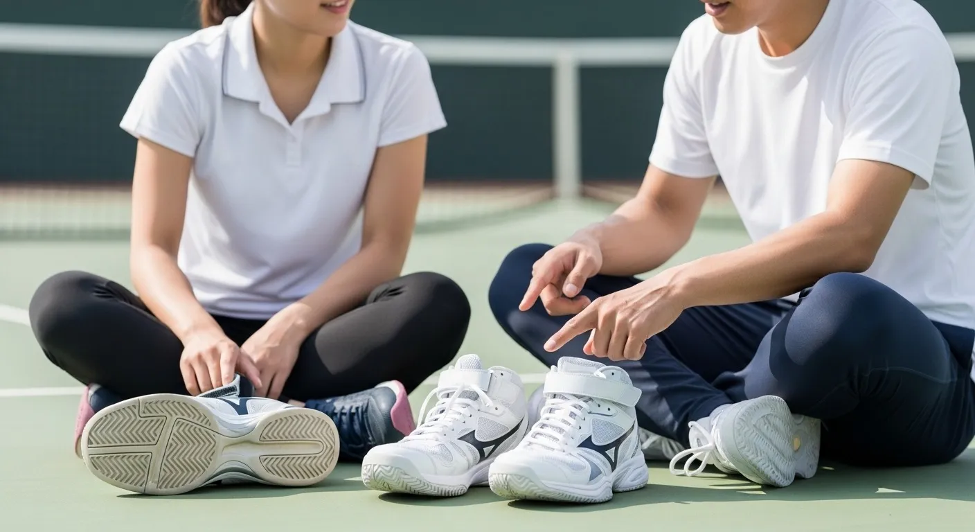 テニス シューズ 選び方間違い？怪我防止法