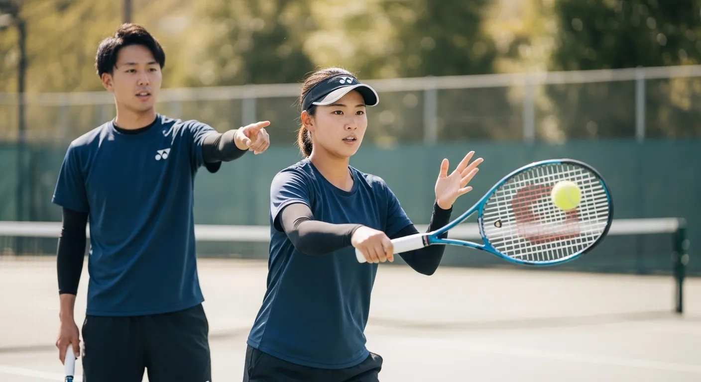 テニス 打点 バラバラになる？安定させる方法