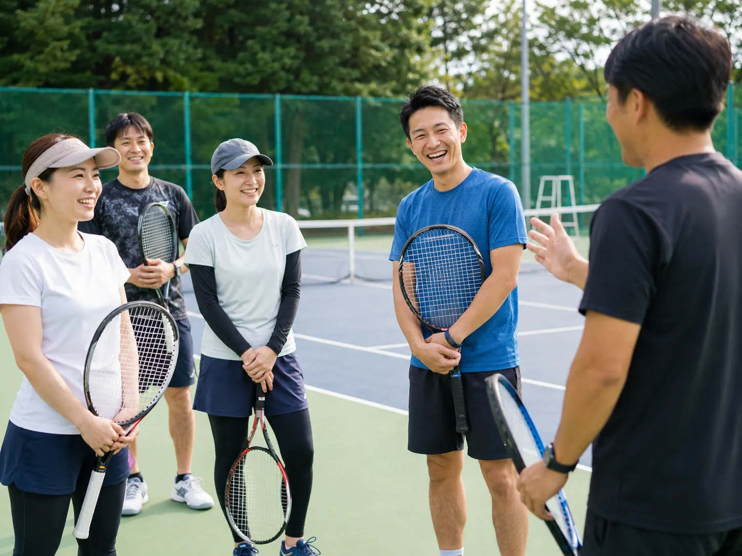 テニススクールでの会話のきっかけ。何を話せばいいか迷う人への答え